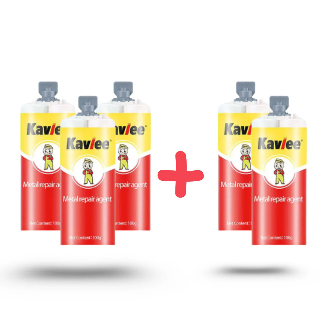 Metallischer Reparaturkleber