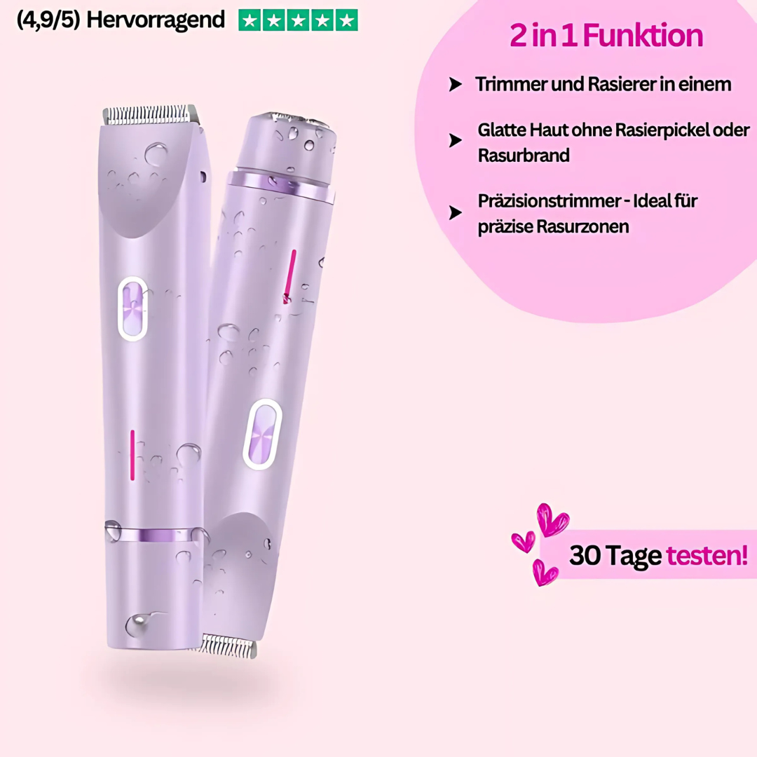 2-in-1 Rasierer & Trimmer