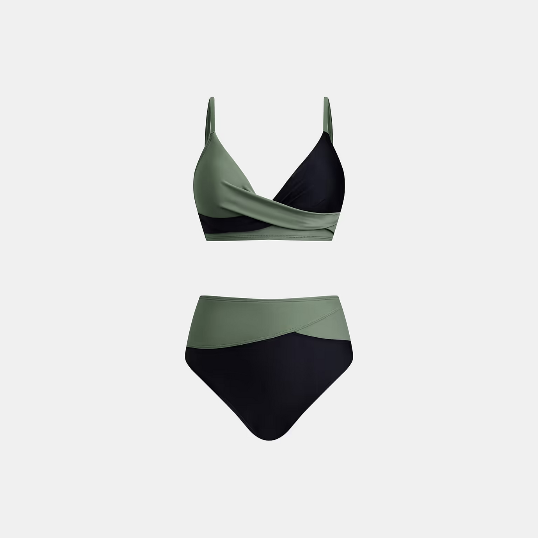 Hochgeschnittener Eukalyptus-Bikini