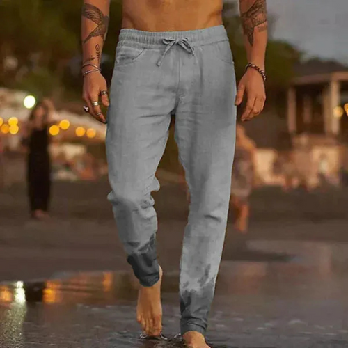 Strandhose aus Leinen