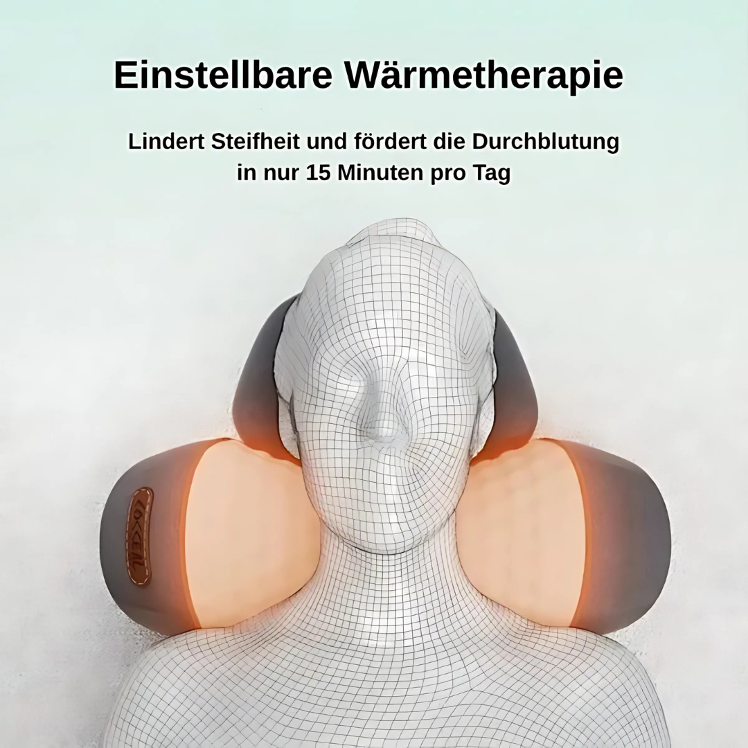 Ergonomisches Nackenkissen mit Wärmefunktion