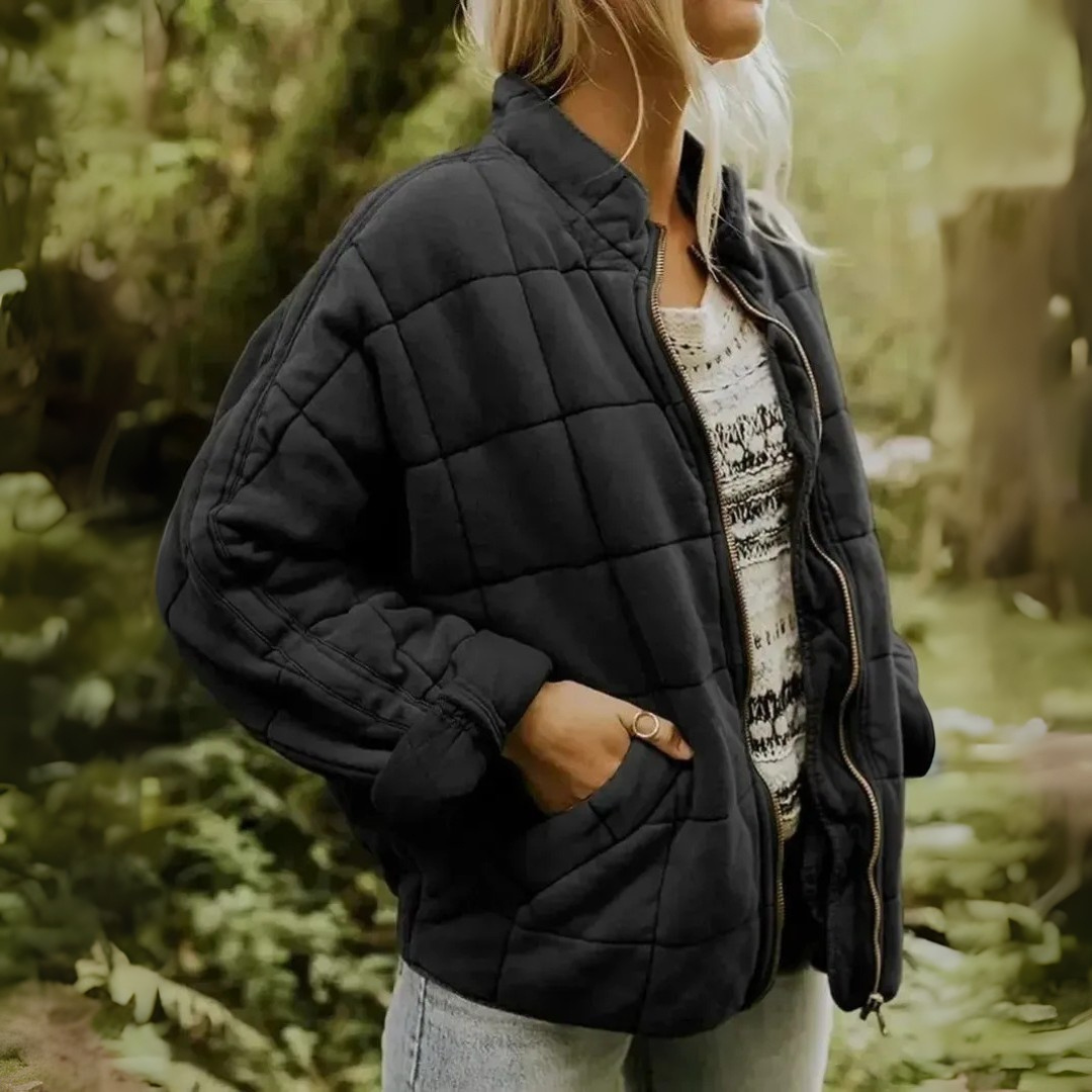Gefütterte Oversize-Jacke Damen