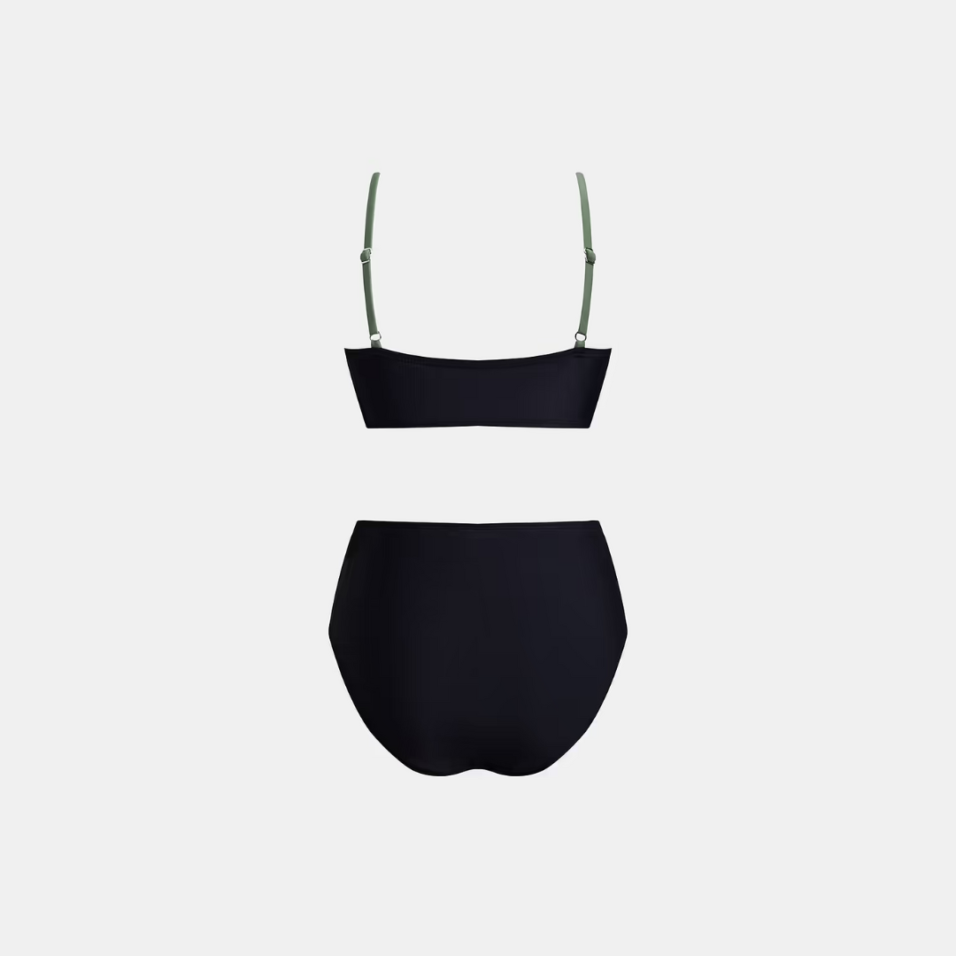 Hochgeschnittener Eukalyptus-Bikini