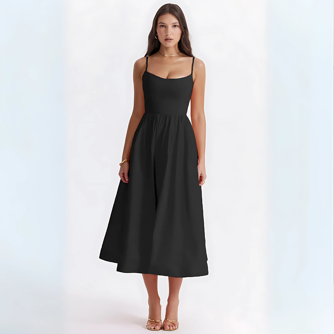 Damen Midikleid mit Trägern