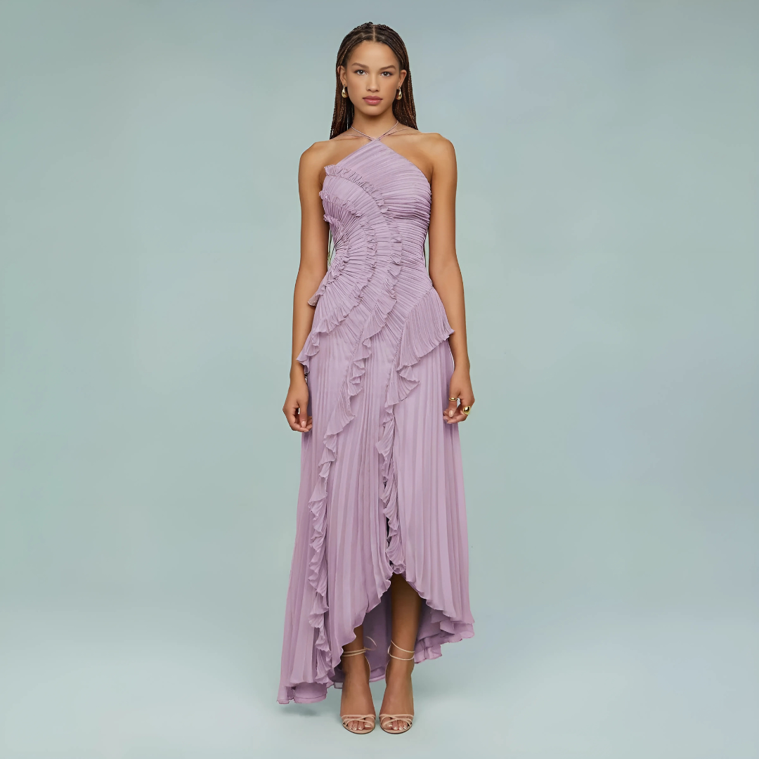 Fliederfarbenes Sommerkleid