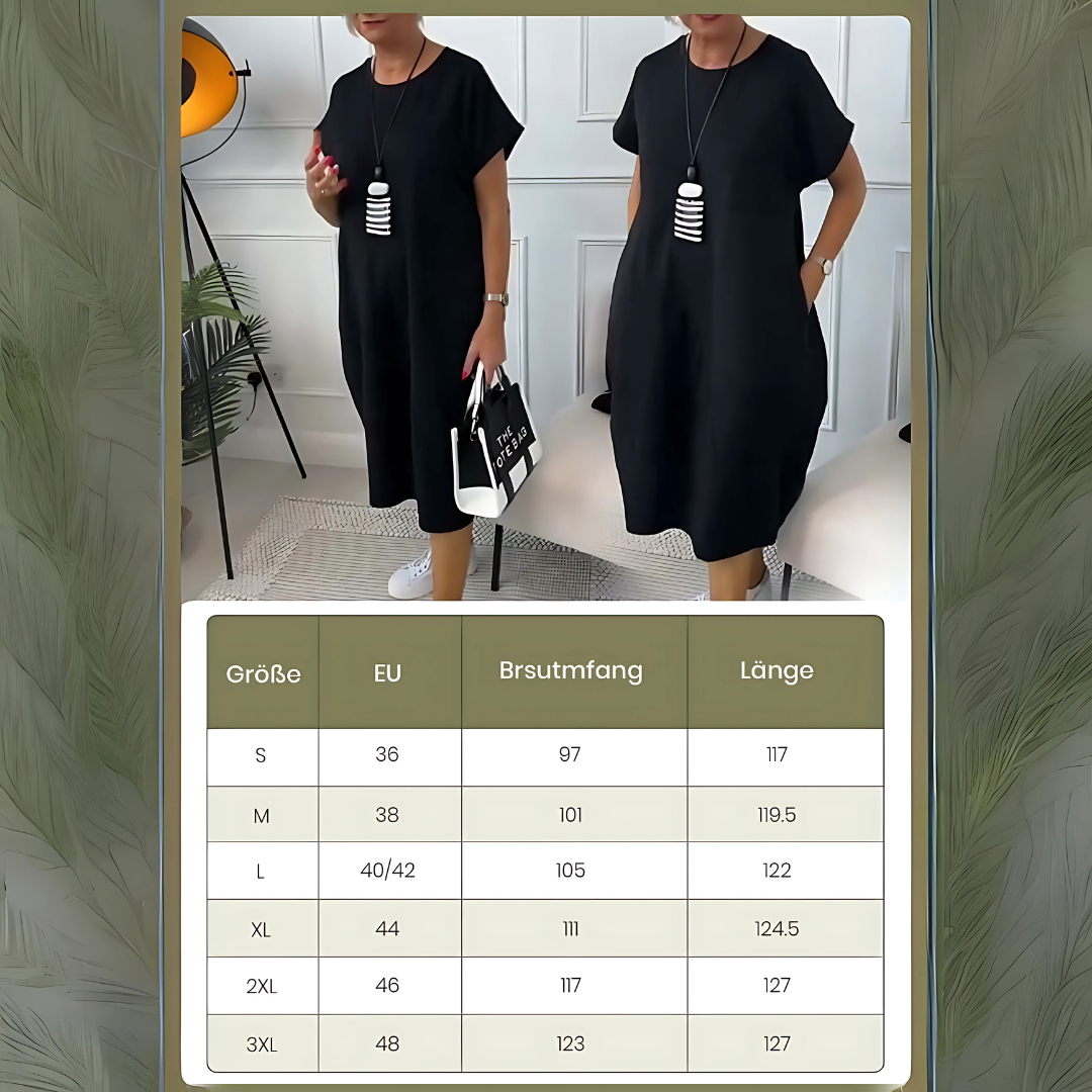 Weites Sommerkleid für Damen