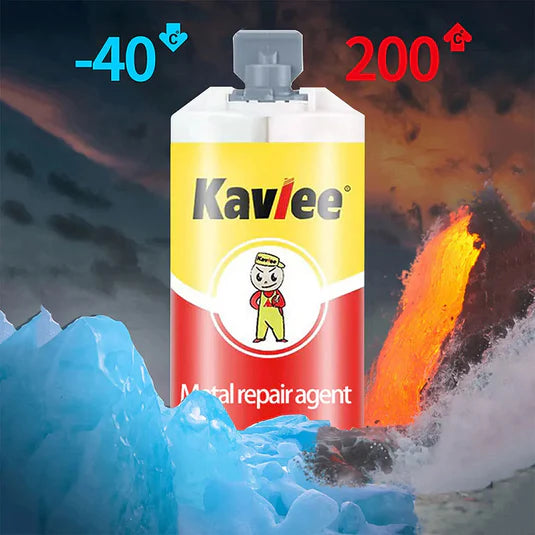 Metallischer Reparaturkleber