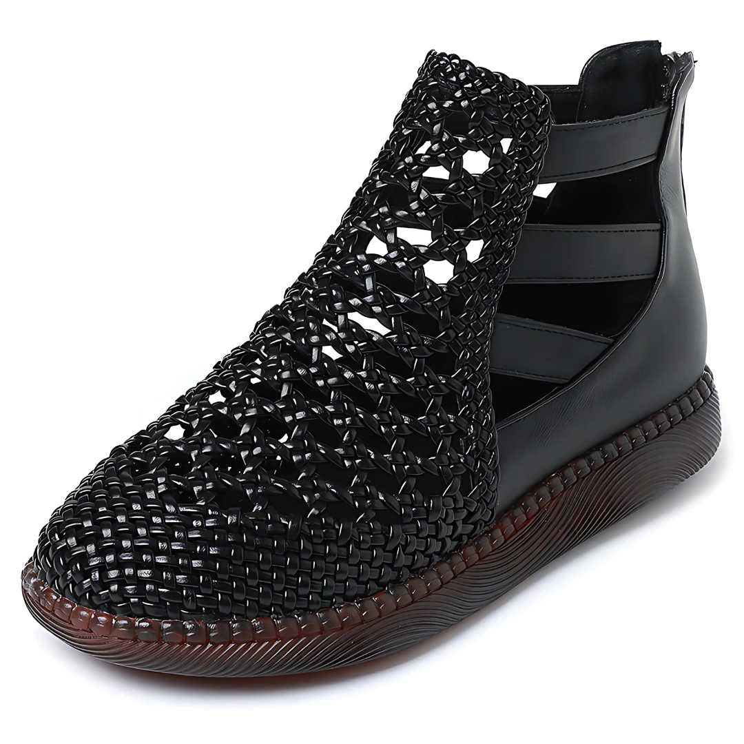 Bequeme Sandaletten aus echtem Leder