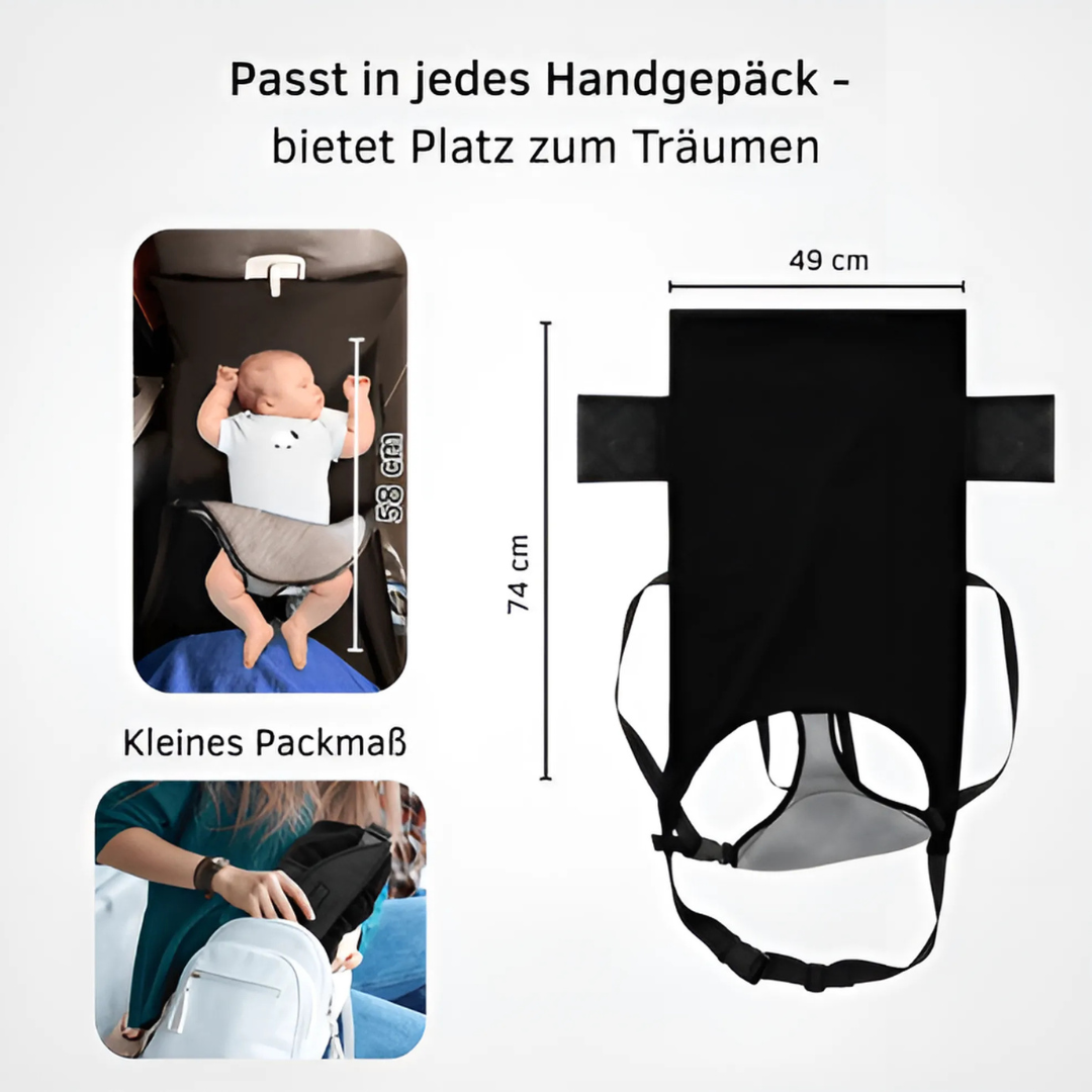 Tragbare Kinder-Fußstütze fürs Flugzeug