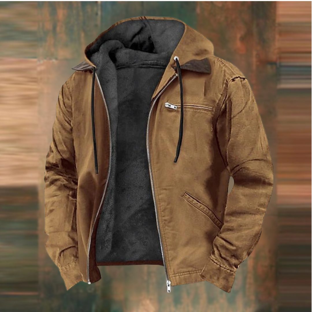 Zorion - Elegante Jacke mit Reißverschluss und Kapuze