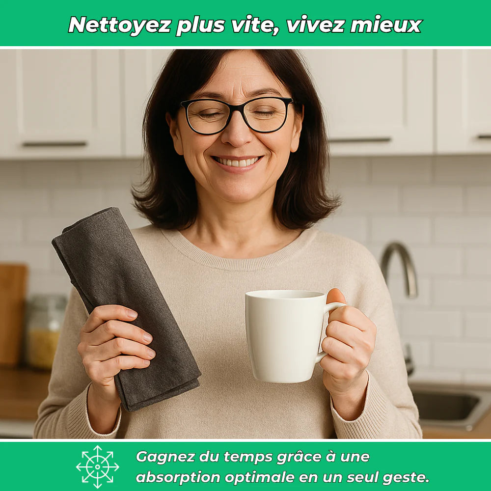 Ultra-absorbierendes Mikrofasertuch