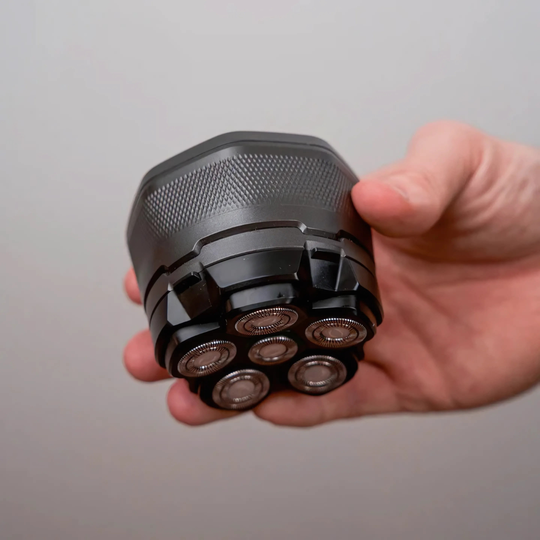 Glattkopf Pro Rasierer - Premium Rasierer für Glatzenträger mit Pflegecreme