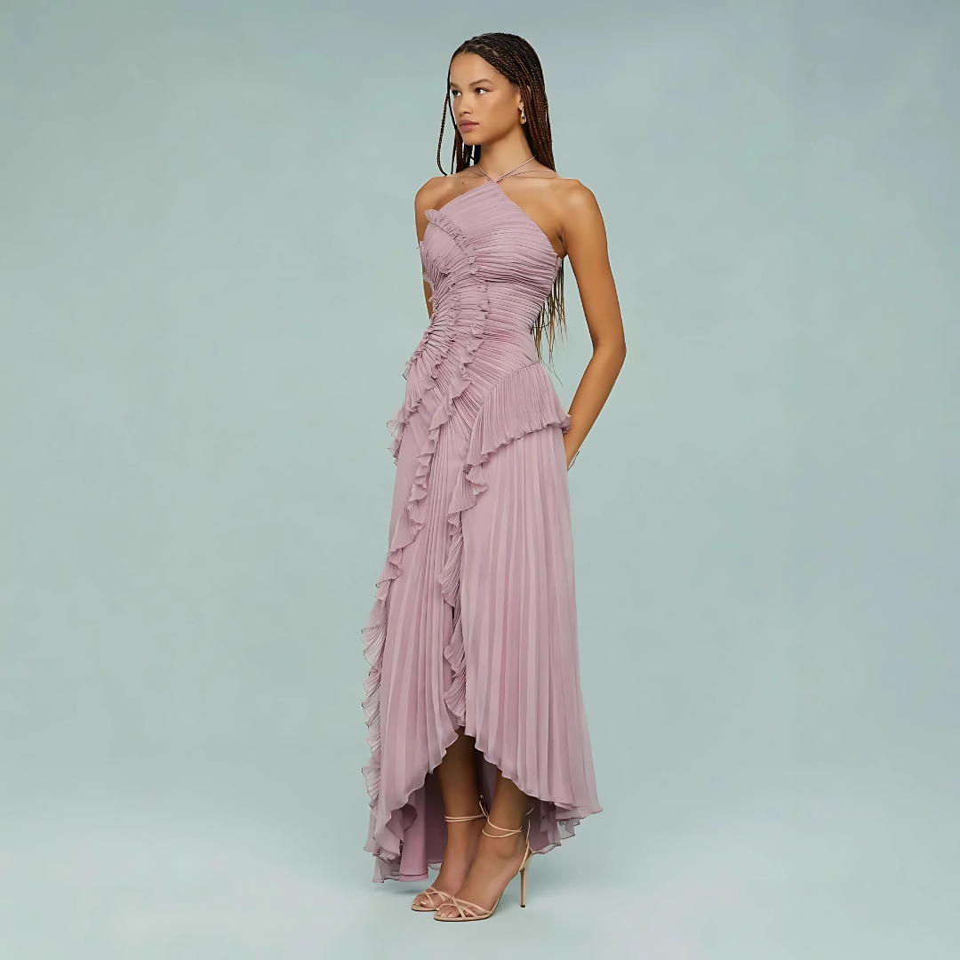 Fliederfarbenes Sommerkleid