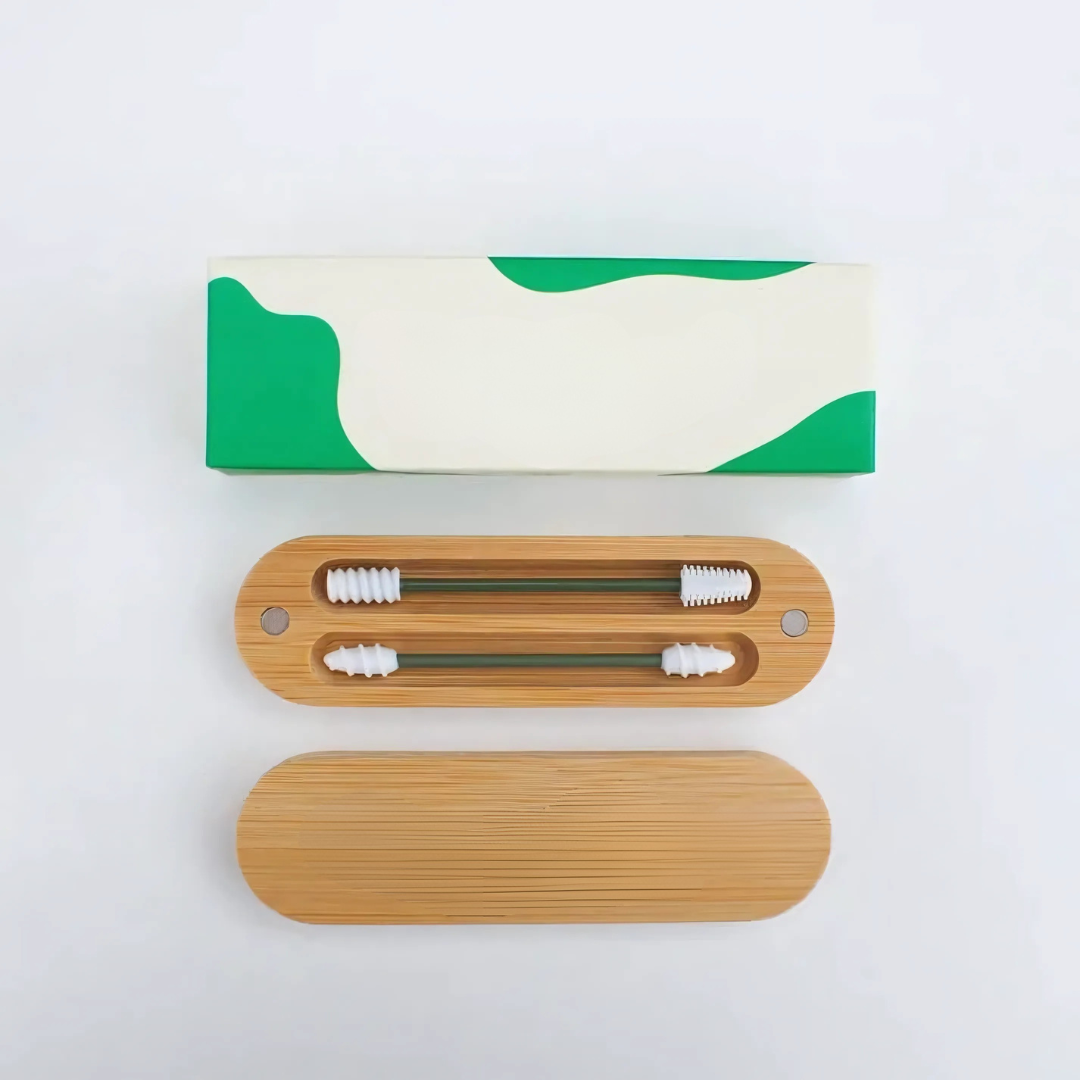Wiederverwendbare Wattestäbchen aus Silikon Zero Waste