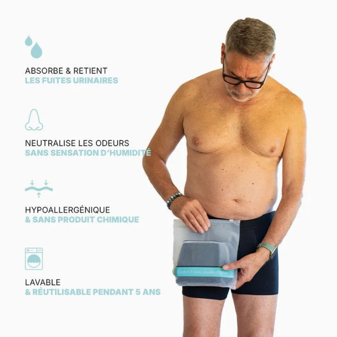 Ultra-absorbierende Inkontinenz-Boxershorts