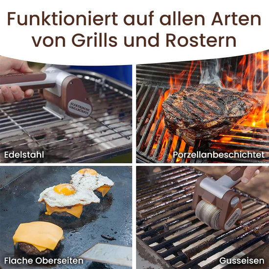 Kabelloser elektrischer Grillreiniger ohne Borsten