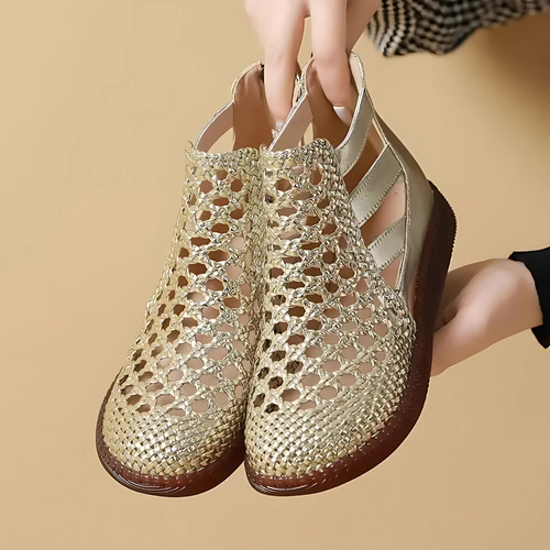 Bequeme Sandaletten aus echtem Leder