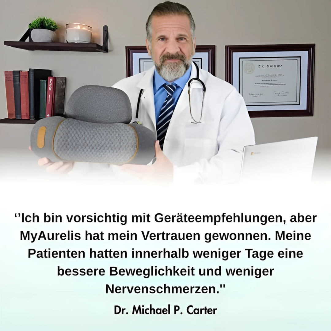 Ergonomisches Nackenkissen mit Wärmefunktion