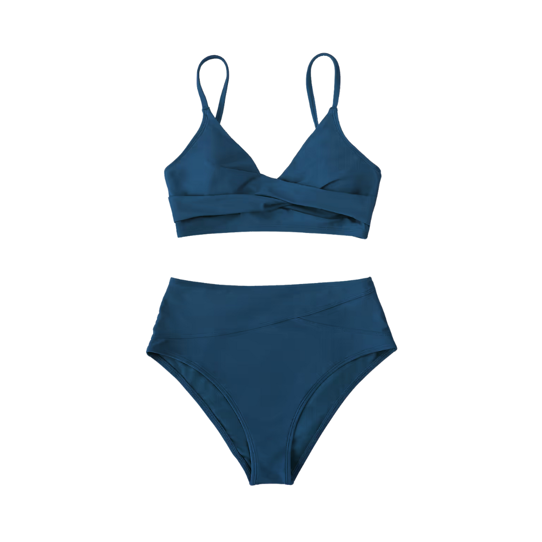 Hochgeschnittener Eukalyptus-Bikini