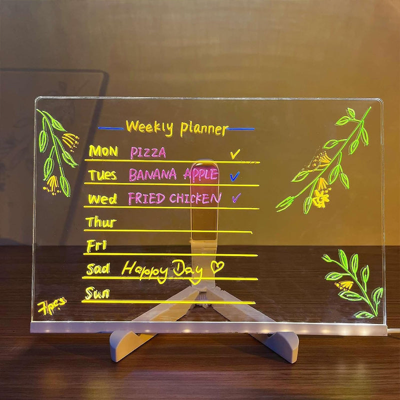 LED-Zeichentafel mit Farben