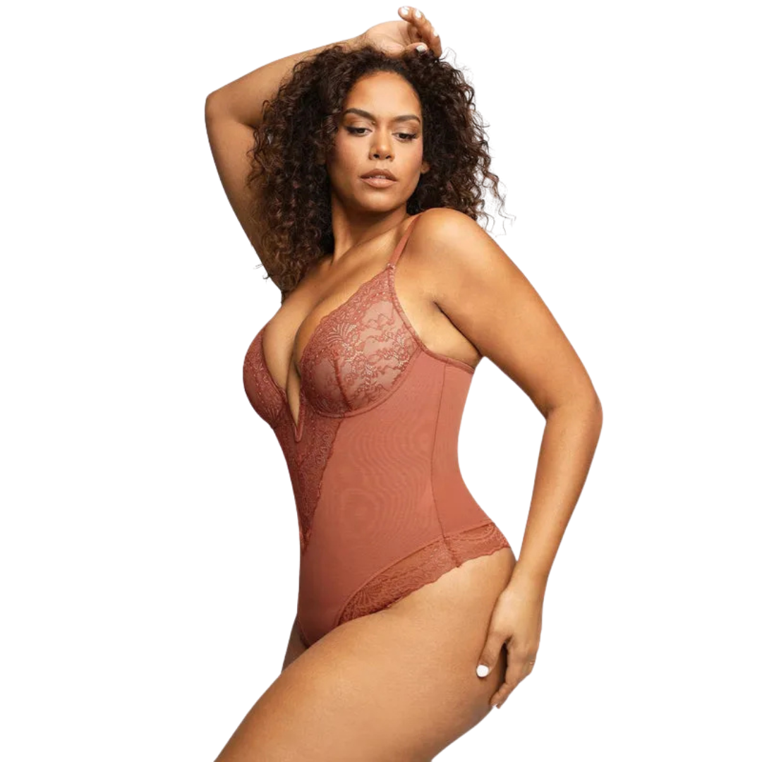 Strapazierfähiger Spitzen-Body, Damen