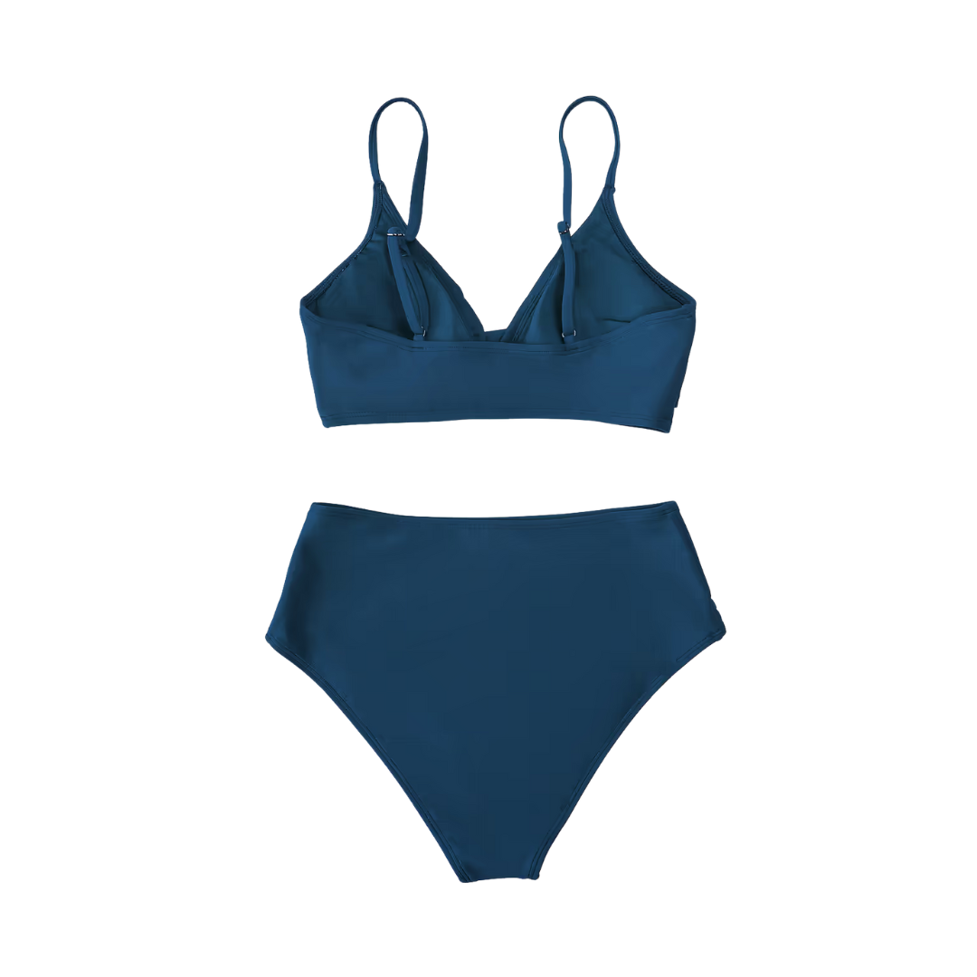 Hochgeschnittener Eukalyptus-Bikini