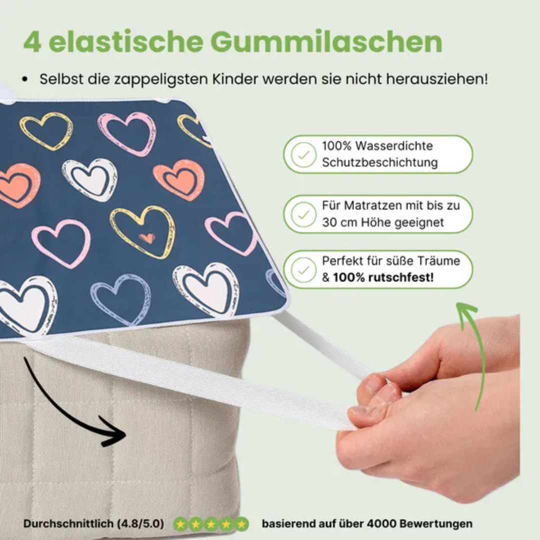 Wasserdichter Matratzenschoner für Kinder - Waschbar & Komfortabel