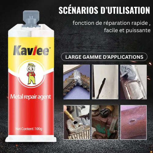 Metallischer Reparaturkleber