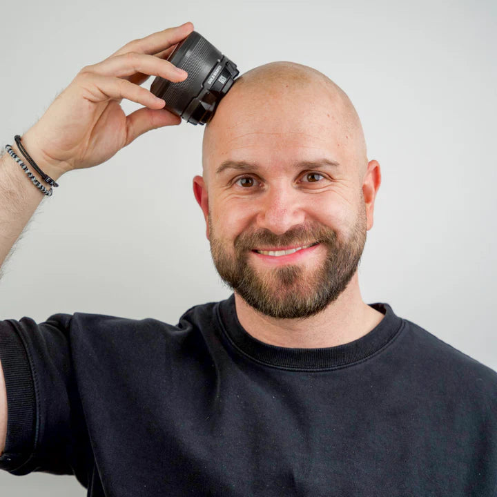 Glattkopf Pro Rasierer - Premium Rasierer für Glatzenträger mit Pflegecreme