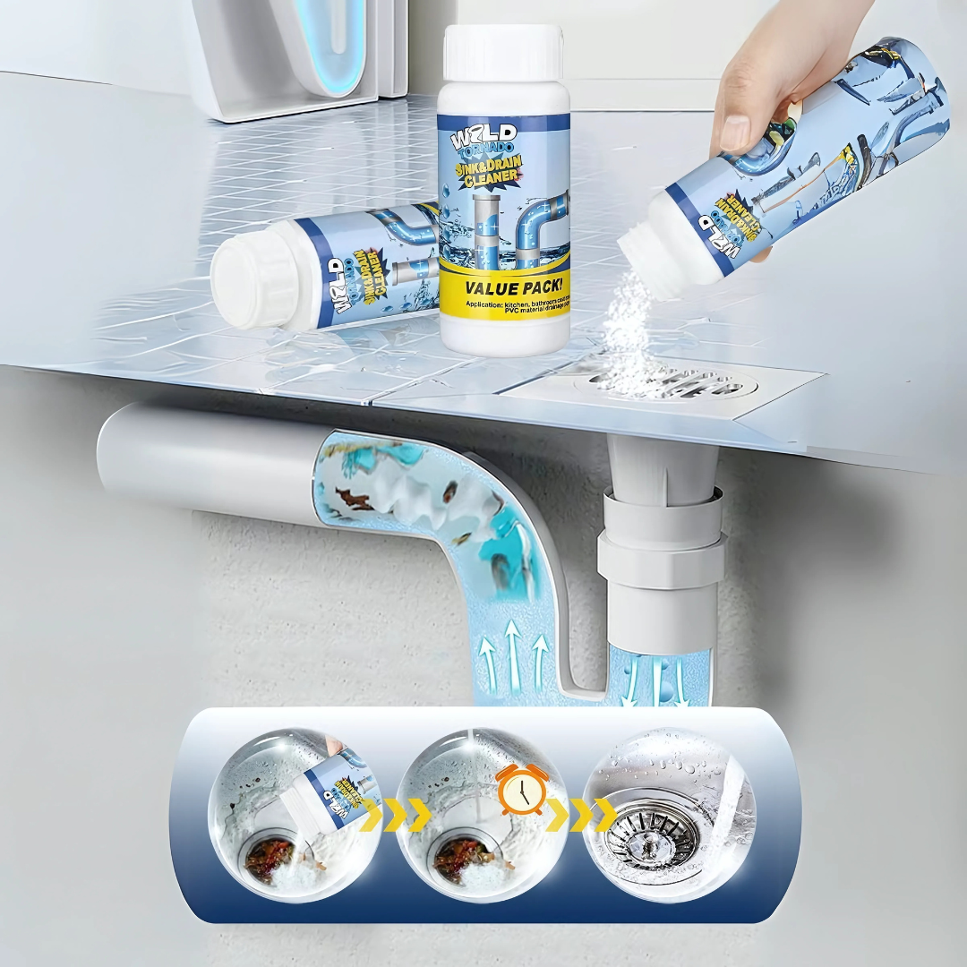 Abflussreiniger gegen Verstopfung