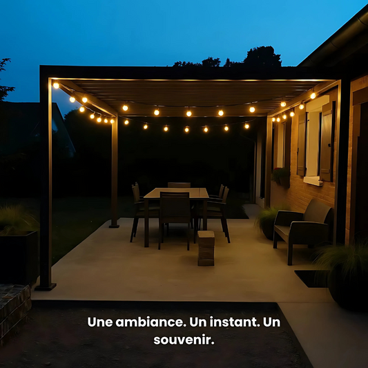 Solar-LED-Lichterkette für den Außenbereich