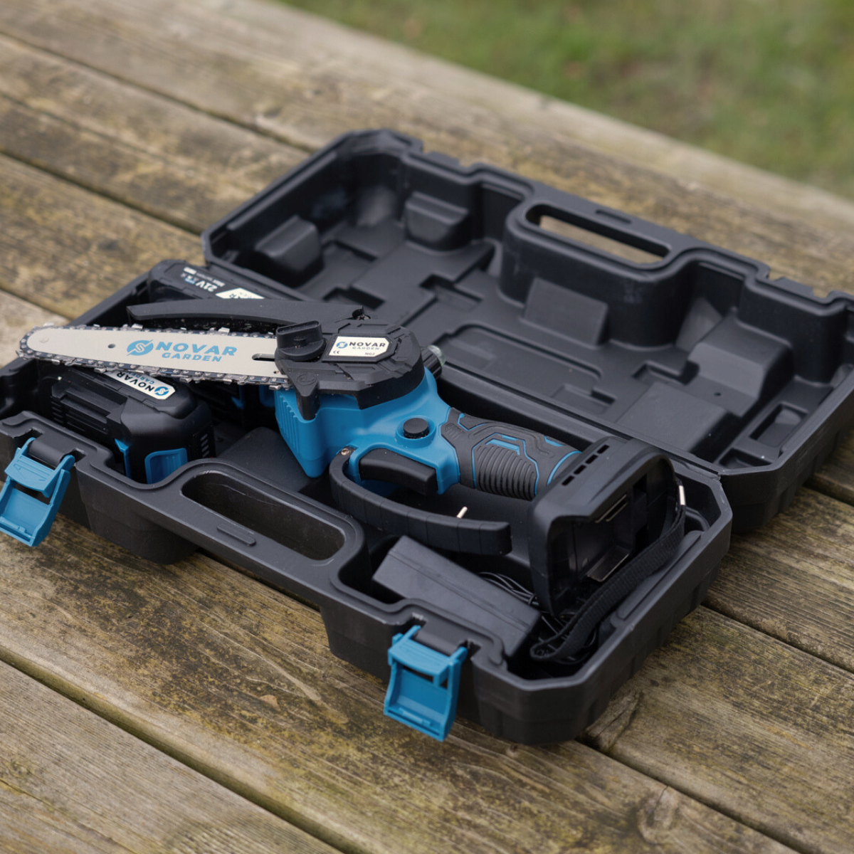 NovarGarden® Müheloses Schneiden Pack NG2 - Inkl. Koffer & 4 Batterien