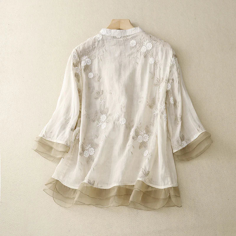 Bestickte Bluse