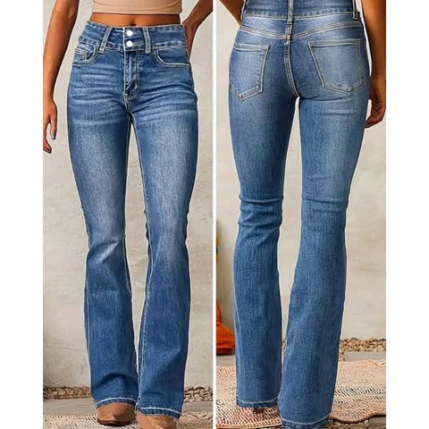 Skinny Jeans mit hoher Taille - Aya