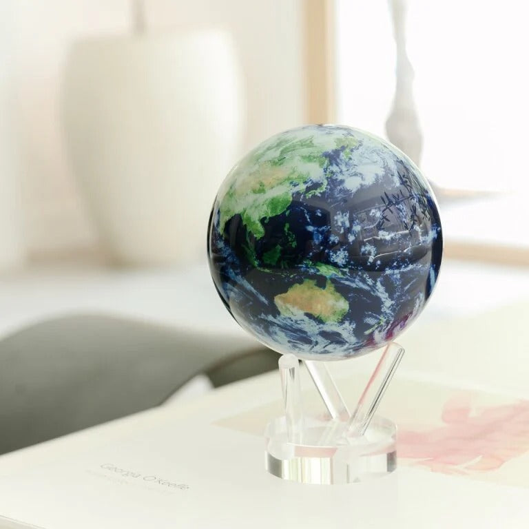 Realistischer rotierender Globus