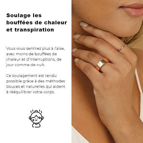 Wellness-Ring zur Linderung der Symptome der Menopause