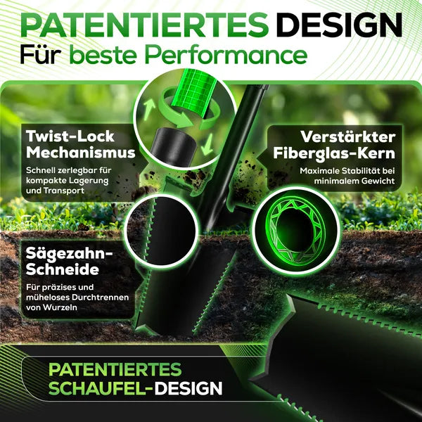 Gartenwerkzeug Set für Rasen & Wurzeln