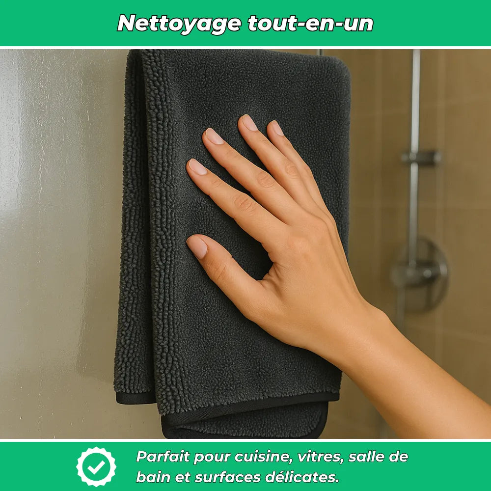 Ultra-absorbierendes Anti-Kalk-Mikrofasertuch