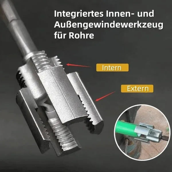 Innen- und Außengewindeschneider für Rohre