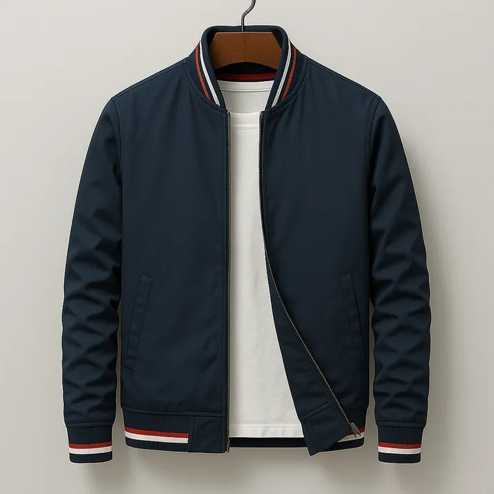 Bomberjacke mit Streifen