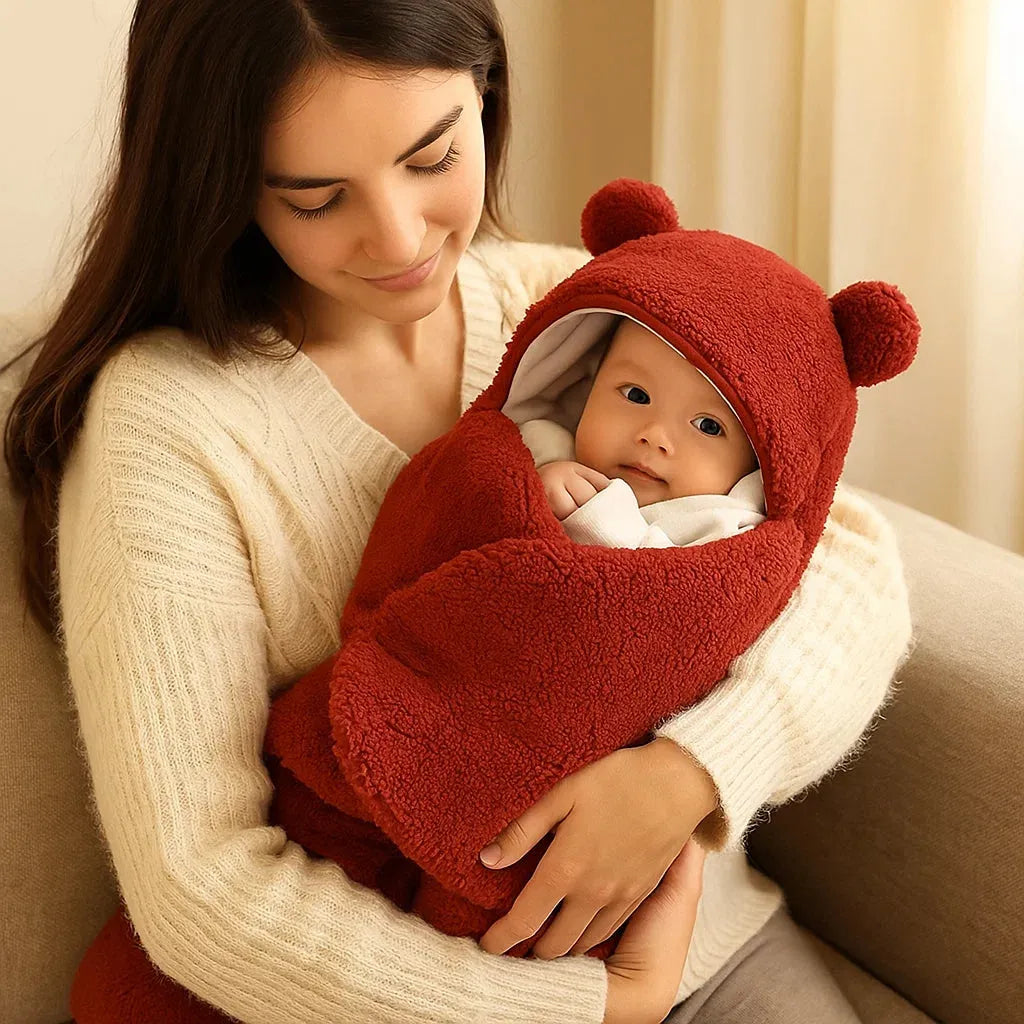 Baby Kuscheldecke im Bärendesign