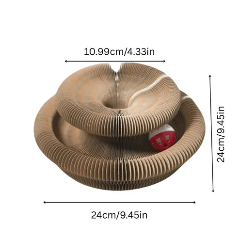 Interaktives Kratzspielzeug für Katzen