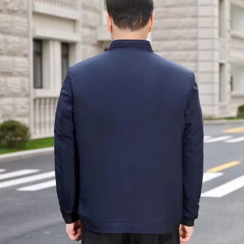 Warme, winddichte Herren-Isolierjacke