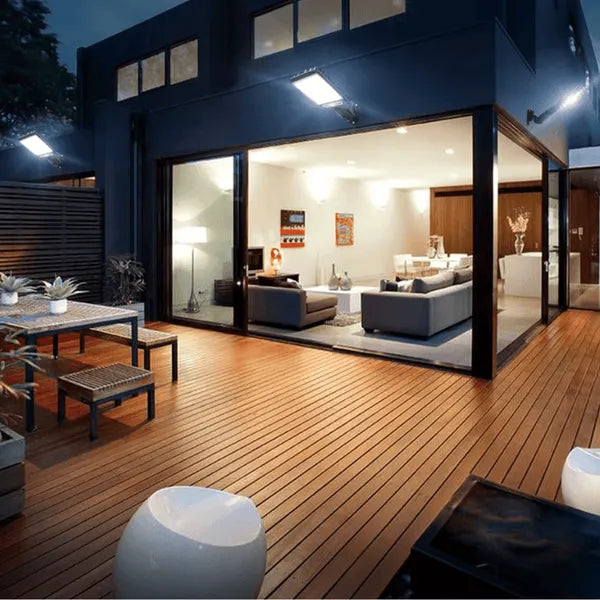 Solar-Wandleuchte mit Bewegungsmelder