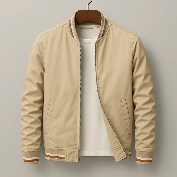 Bomberjacke mit Streifen