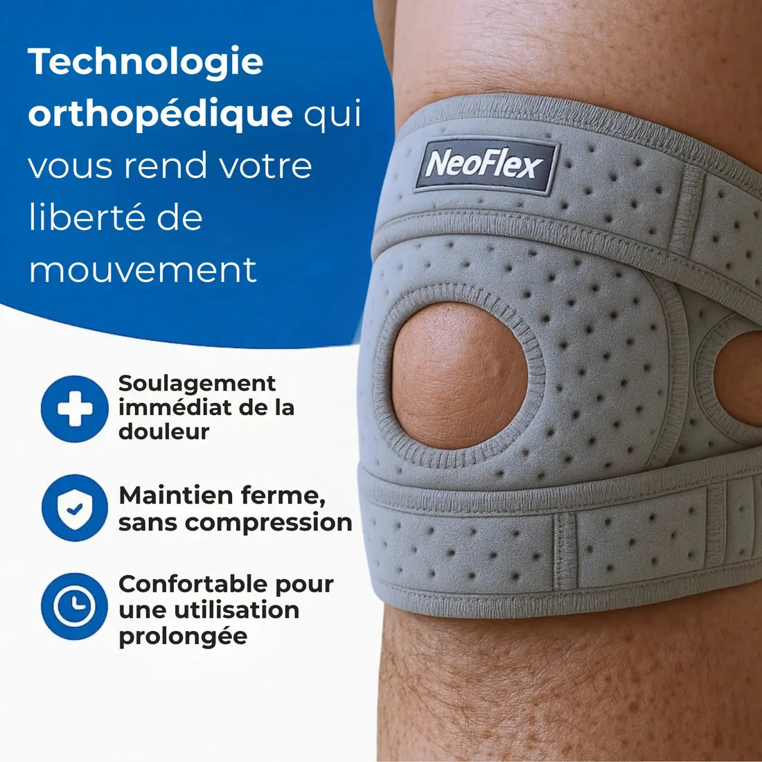 Orthopädische Kniebandage zur Unterstützung