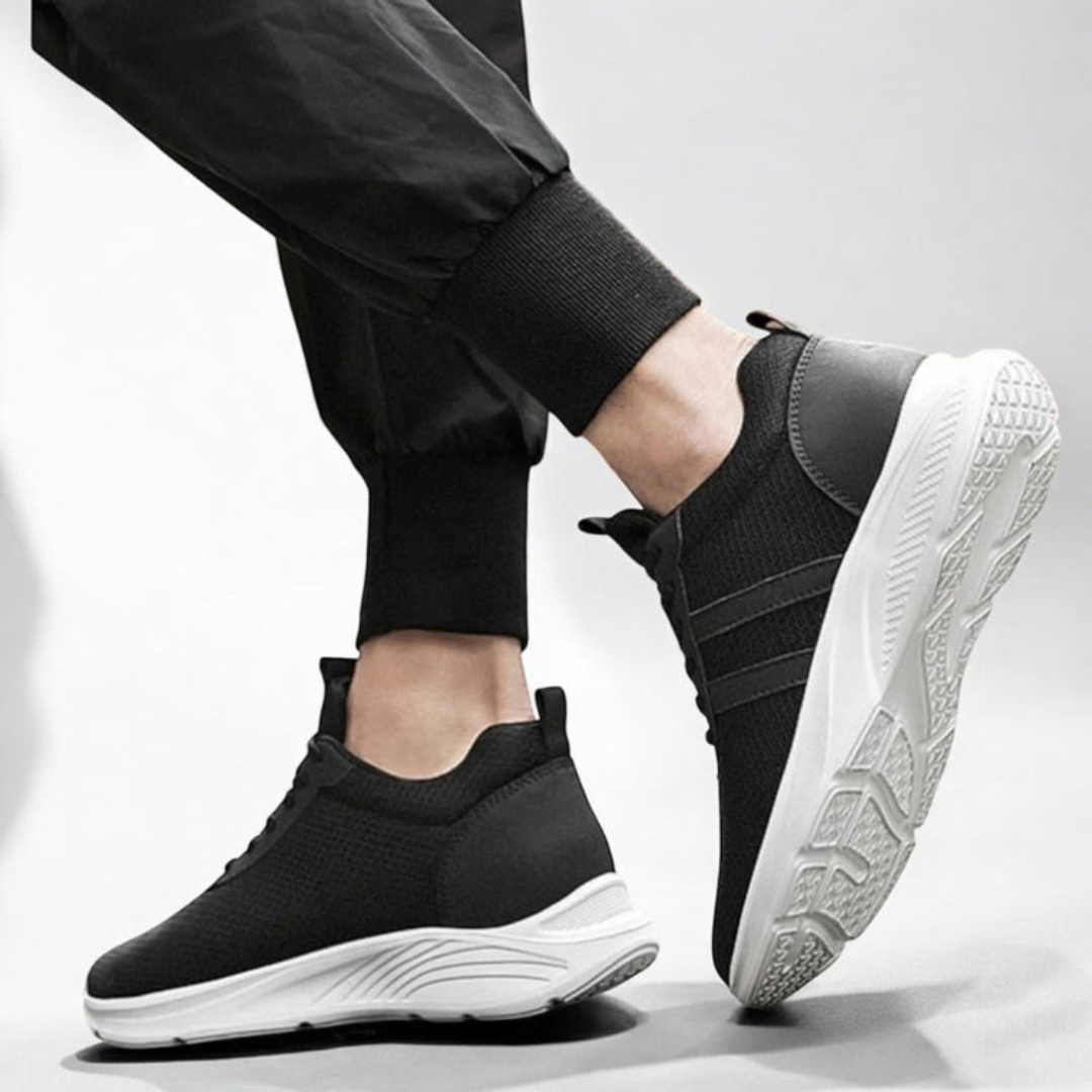 Scarpe da ginnastica comode da uomo di colore grigio