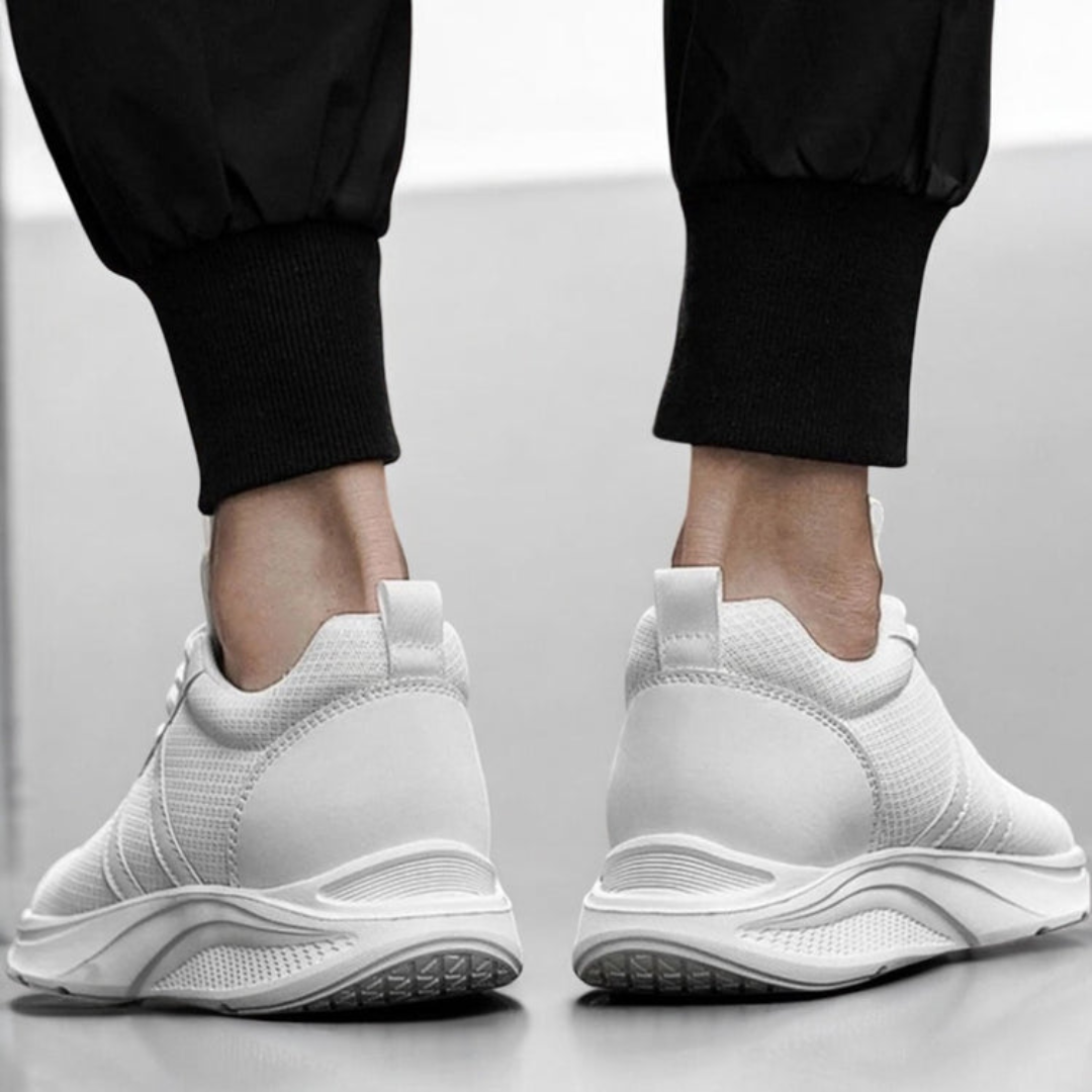Scarpe da ginnastica comode da uomo di colore grigio