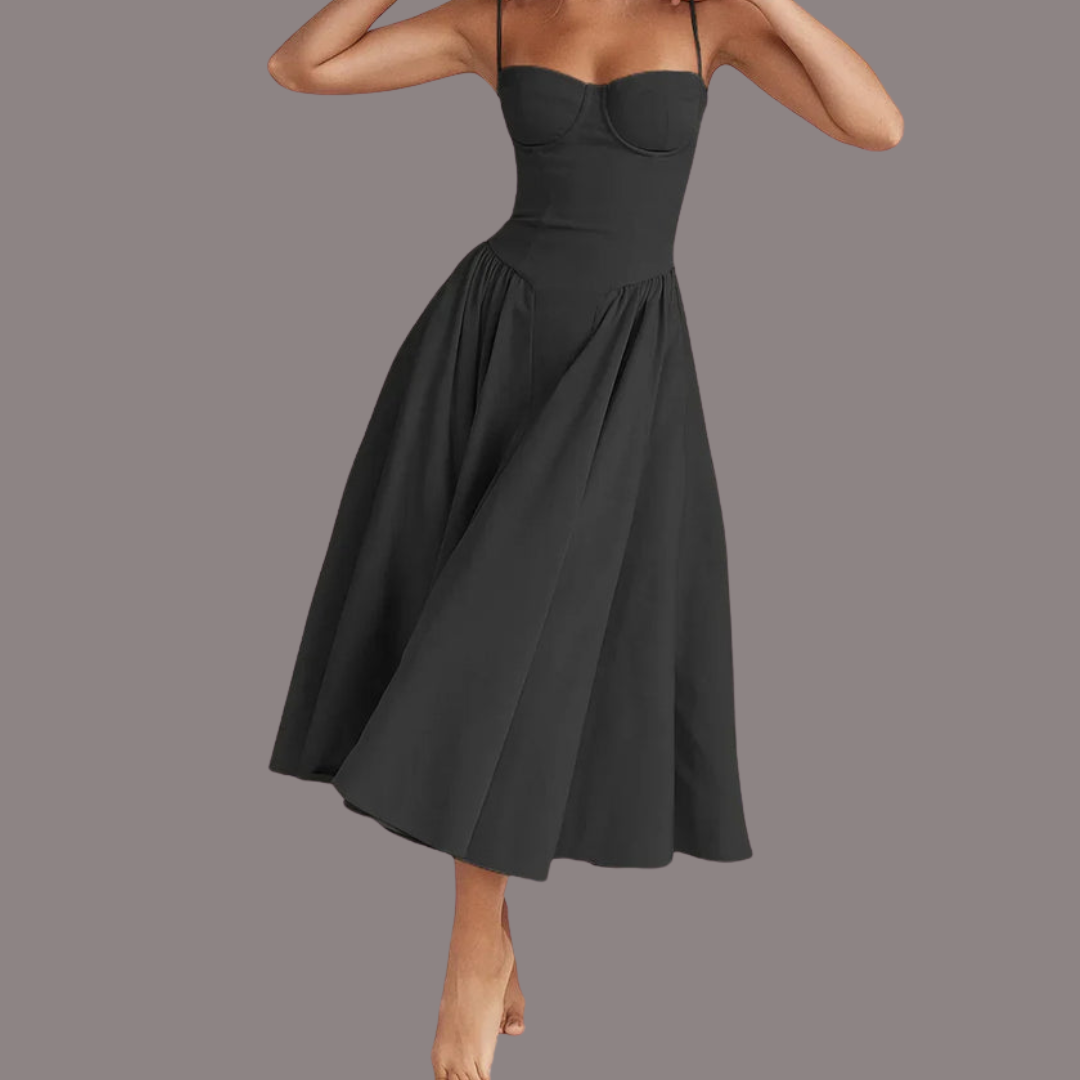 Midikleid con Korsett-Passform - Attraktive Passform