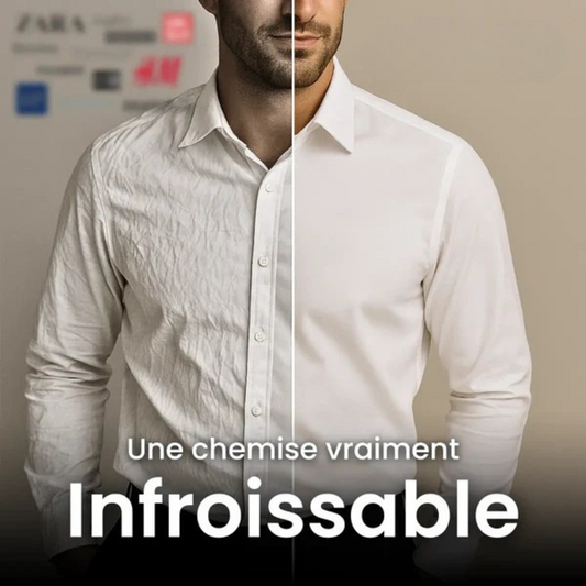 Camicia da uomo - Traspirante e antipiega